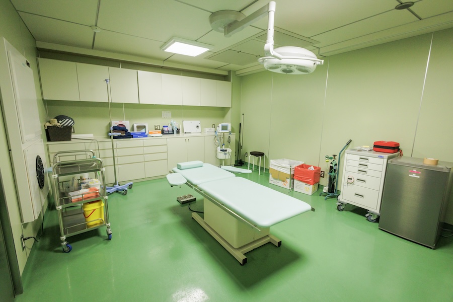 ひざ関節症クリニック処置室