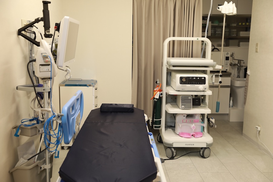 内視鏡検査室の様子