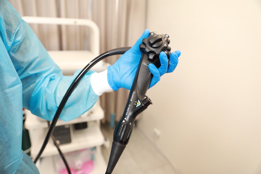 渡海院長が「自分の手足のように扱える」と語る、操作性に優れた内視鏡スコープ