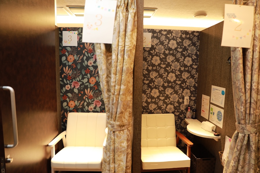 各スペースのデザインが少しずつ違うのもこだわりの一つ