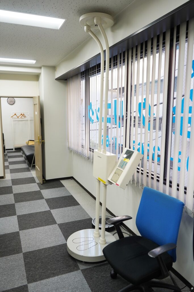 精密な体重測定器