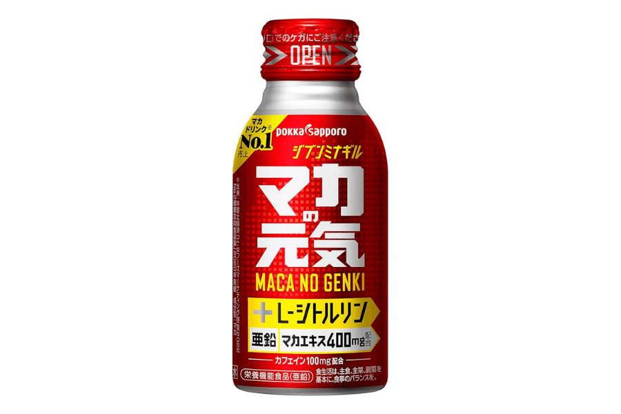 精力剤おすすめ②：マカの元気（ポッカサッポロフード&ビバレッジ）