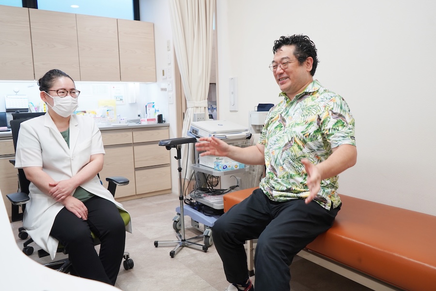 喜多村クリニック 喜多村 一孝 院長(右)と喜多村 晶子 理事長(左)