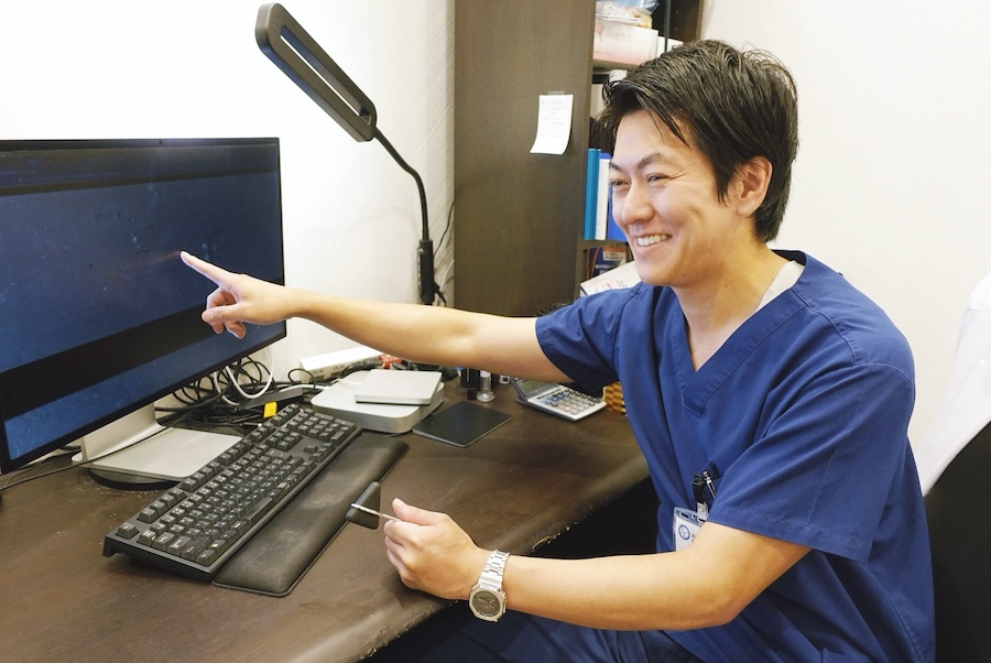 叱るのではなく、明るく、楽しく患者に向き合う